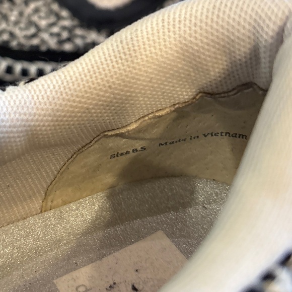 Dolce Vita Women’s Dolen Sneakers Black & White Woven Platform Size 8.5 - Picture 12 of 12